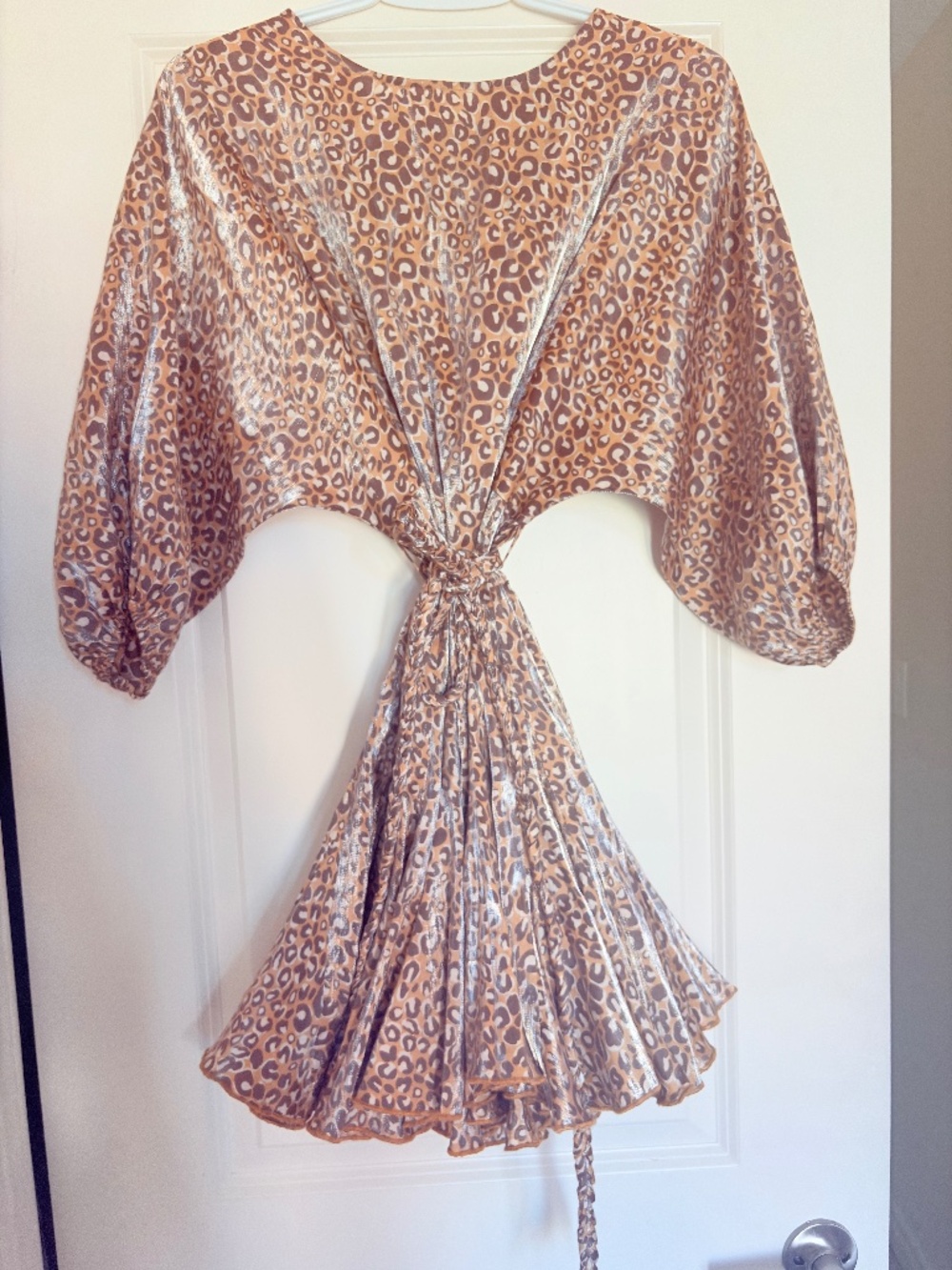 Aakaa Leopard Short Dress